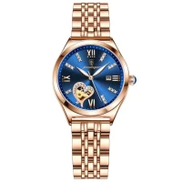 POEDAGAR women's Watch Fashion Luxury Stainless Stain Business Quartz Watches Waterproof Luminous Week Date women's Wristwatch